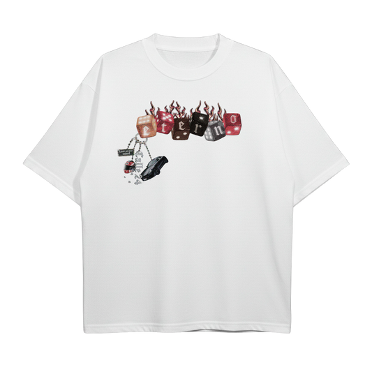 Calle 24 White Tee — Official Merch | 305 gsm
